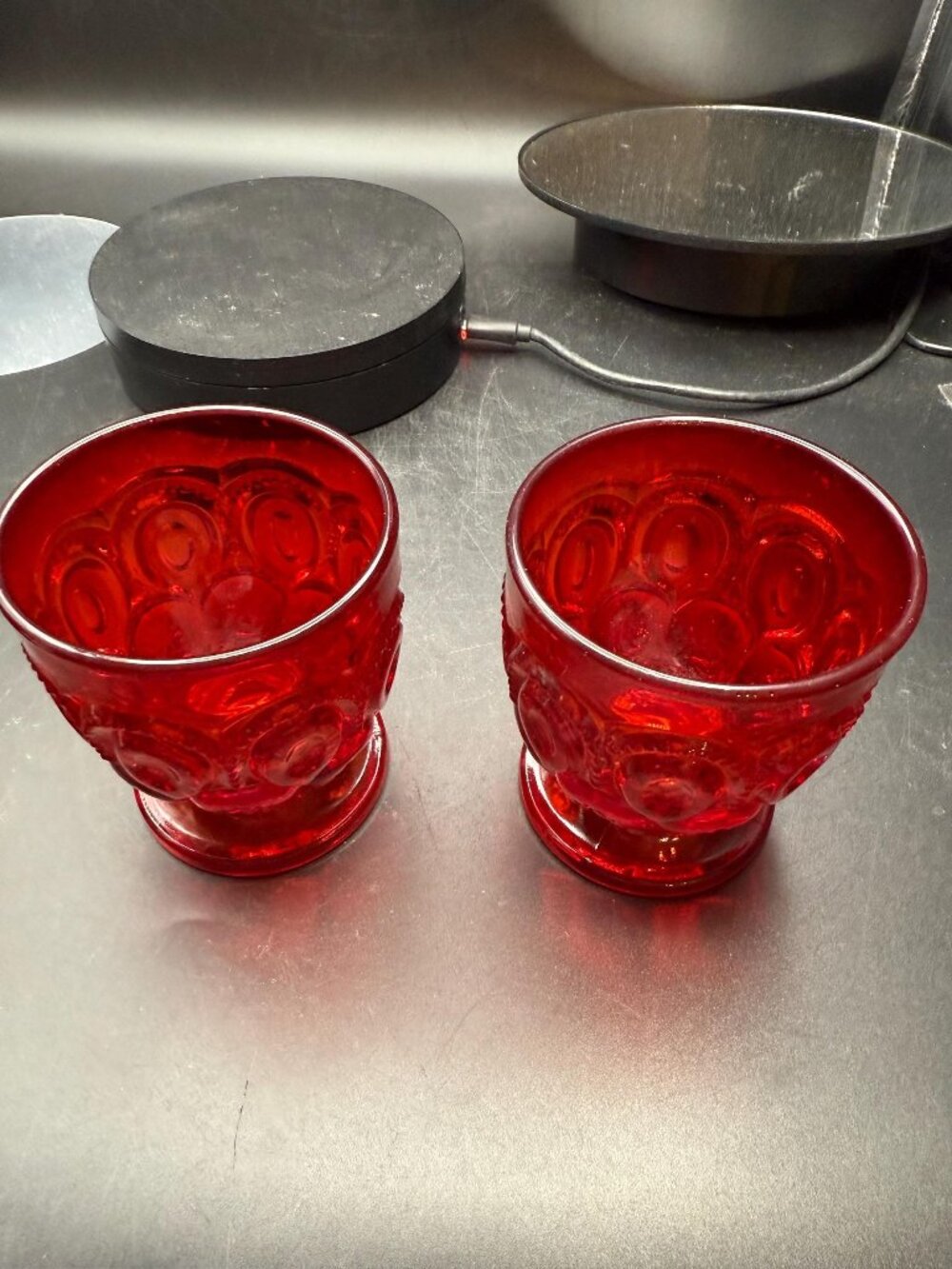 Moon N Star Footed Tumblers by LG Wright